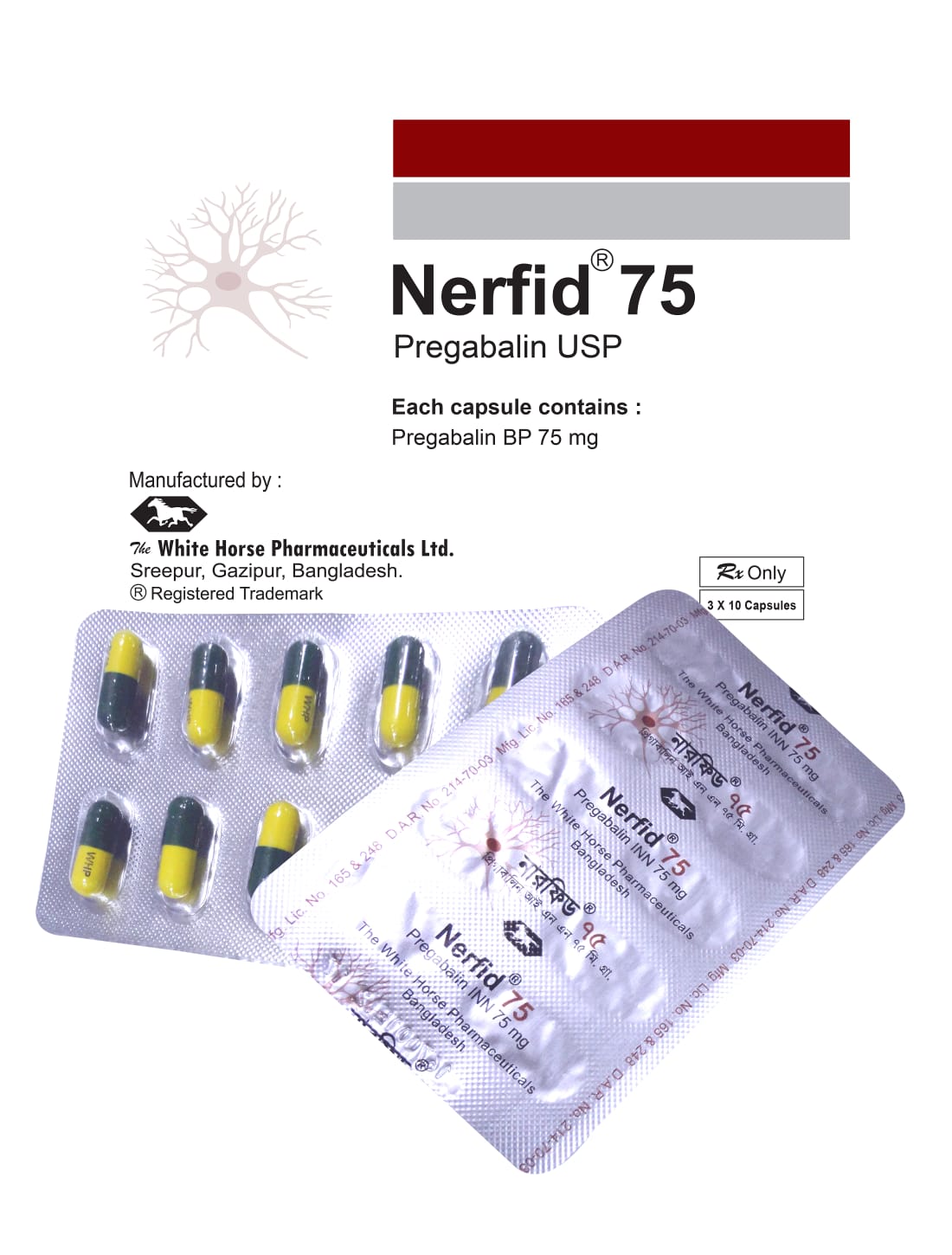 Capsule Nerfid 75mg (30pcs)